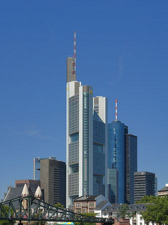 Foto Commerzbank mit Maintower - Frankfurt am Main