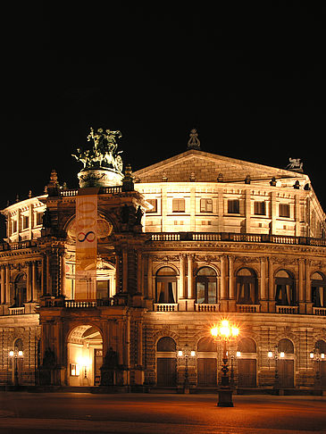 Fotos Semperoper bei Nacht | Dresden