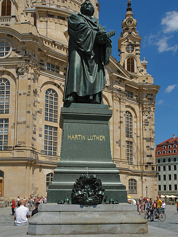 Foto Frauenkirche und Lutherdenkmal