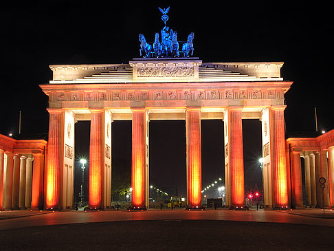 Brandenburger Tor bei Nacht Fotos