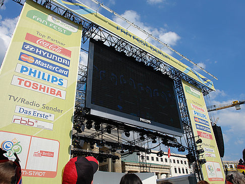 Foto Bühne auf dem Fanfest - Berlin