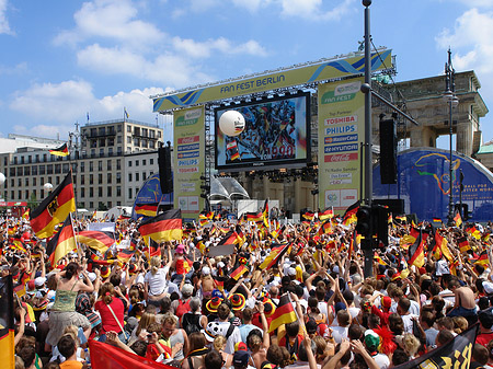 Foto Leinwand und Fans - Berlin
