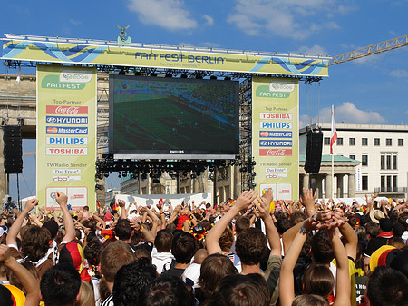 Foto Leinwand und Fans - Berlin