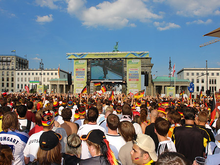 Leinwand und Fans