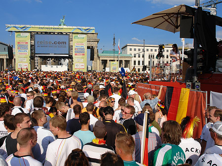 Leinwand und Fans