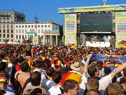 Leinwand und Fans Foto 