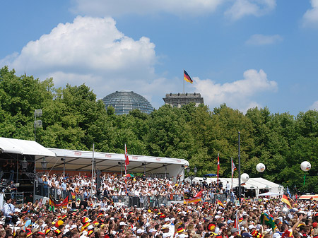 Foto Tribünen am Brandenburger Tor - Berlin