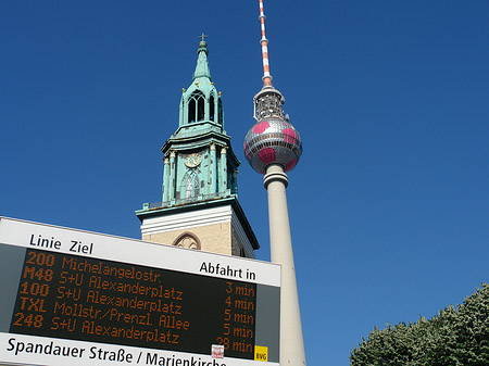 Fernsehturm und Marienkirche