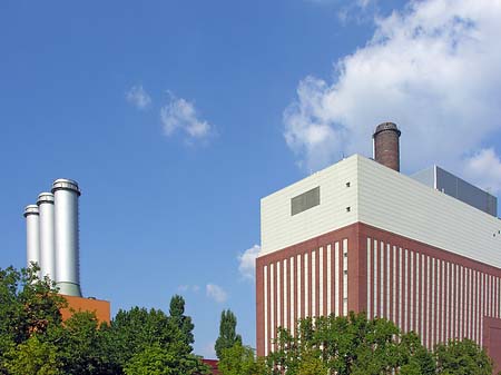 Kraftwerk Charlottenburg-Schornsteine Foto 