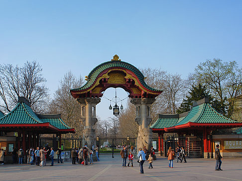 Foto Eingang zum Zoo