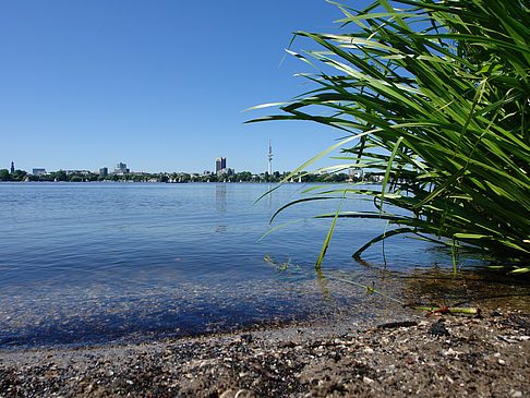 Badestrand an der Außenalster Fotos