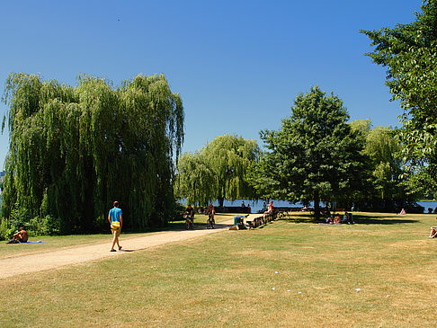 Badestrand an der Außenalster Foto 