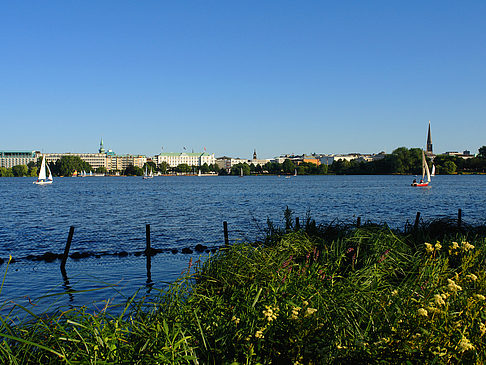 Foto Blick nach Osten von der Außenalster