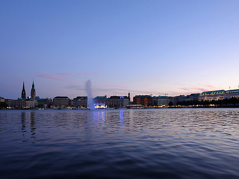 Binnenalster am Abend