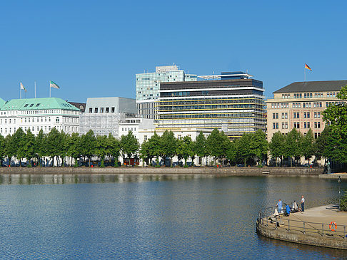 Fotos Angler an der Binnenalster