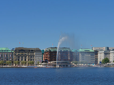 Fontäne auf der Binnenalster Foto 