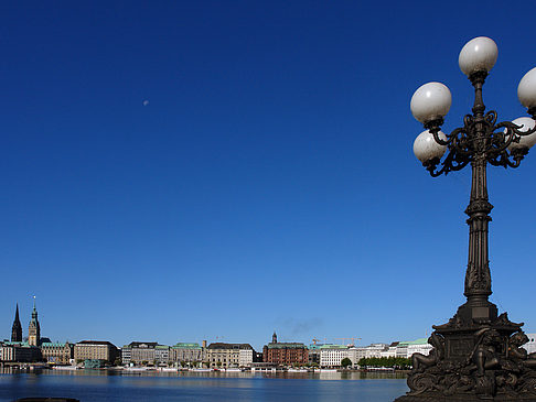 Laterne und Binnenalster Foto 