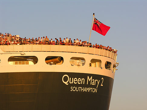 Queen Mary 2 Nahaufnahme Foto 