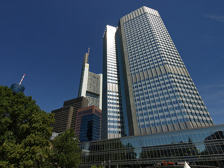 Foto Eurotower mit Häusern