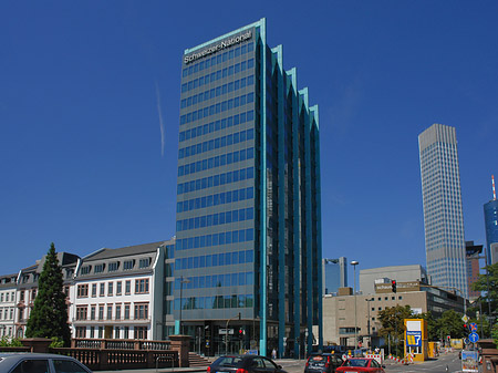 Schweizer National mit Eurotower Fotos