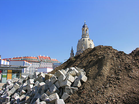 Foto Baustelle Frauenkirche - Dresden