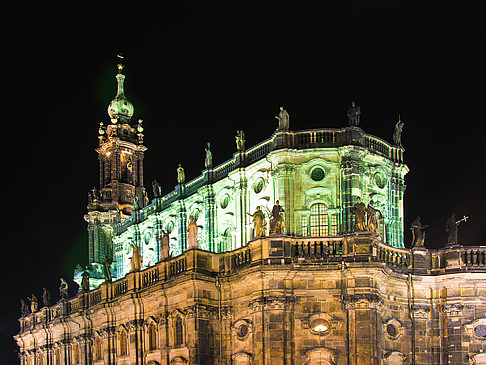 Fotos Hofkirche bei Nacht | Dresden